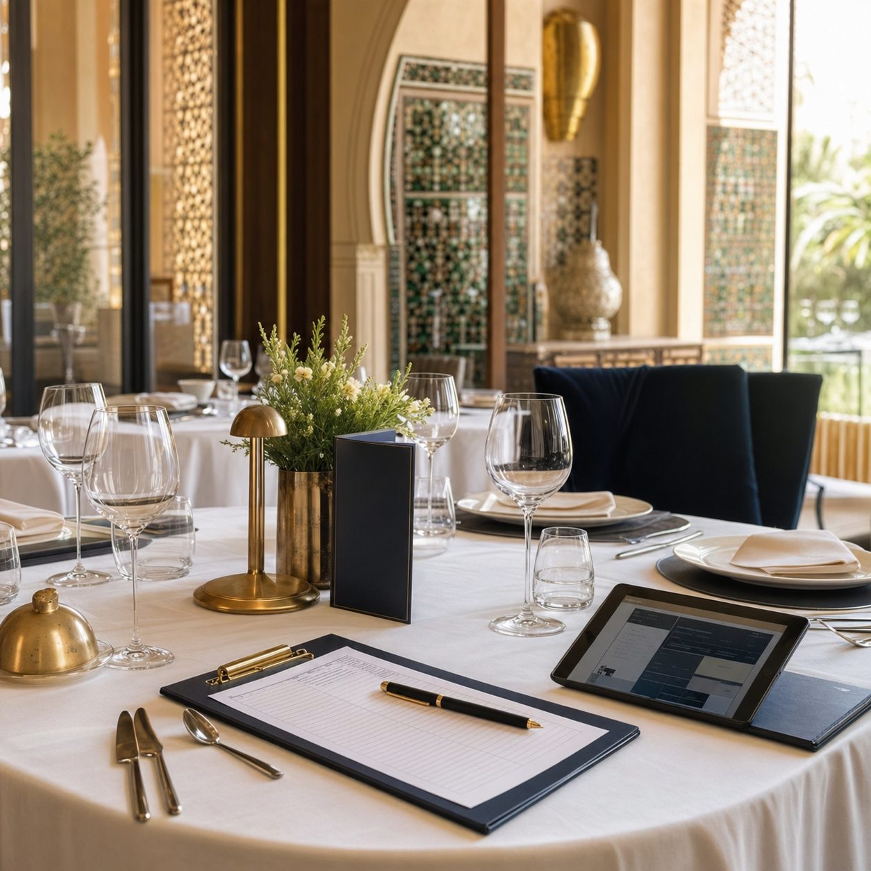 Premium restaurant operation review setup